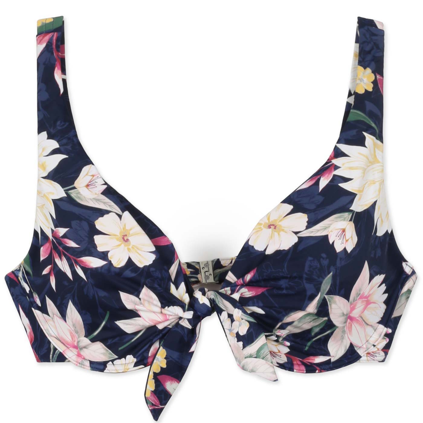 Triumph O-Botanical leaf W 02 Furdőruha Felsö | Kék virág mintas