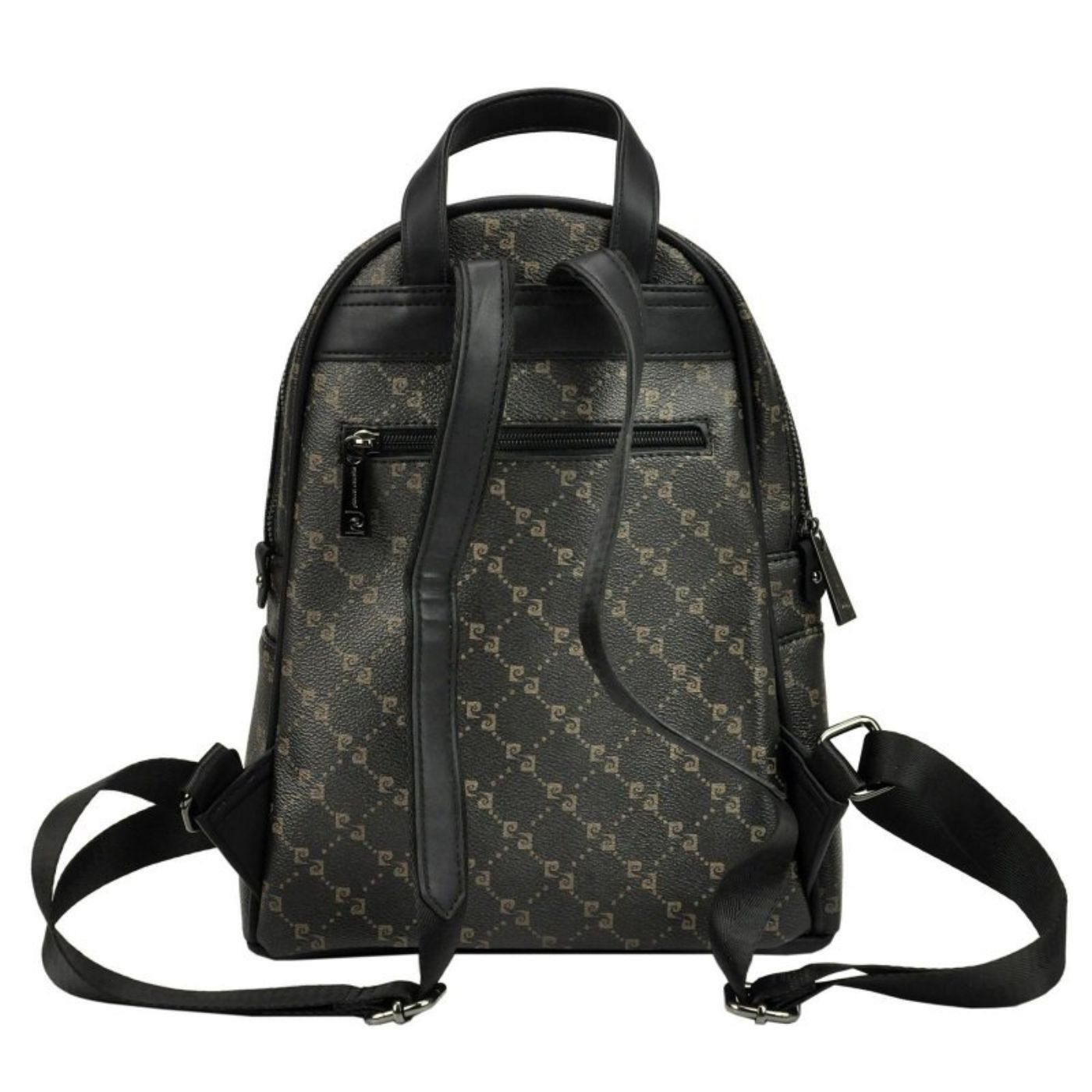 Pierre Cardin Logo | Black Backpack