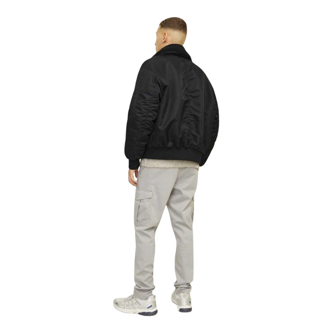 Jack and Jones Winter Bomber Jacket Black