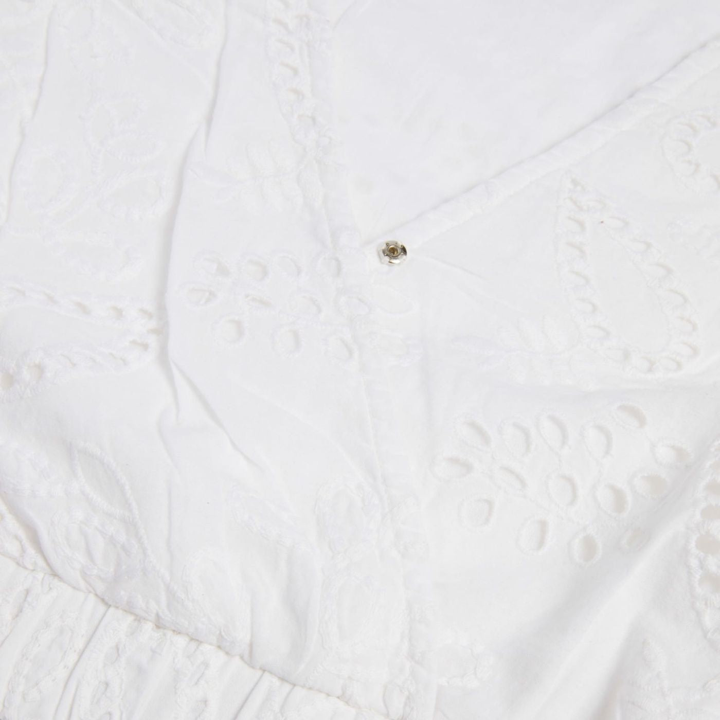 Guess Hosszú Ujjú CROP Blúz | FEHÉR