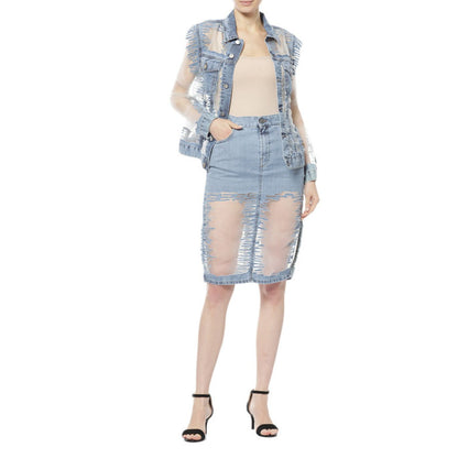 DIESEL Blue Denim Skirt