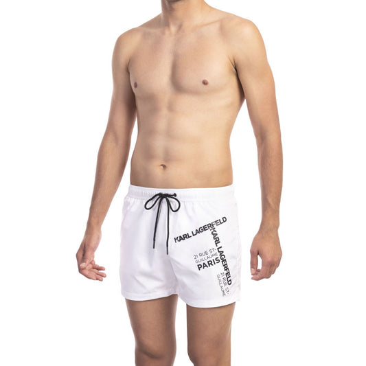 Karl Lagerfeld Swim Shorts White