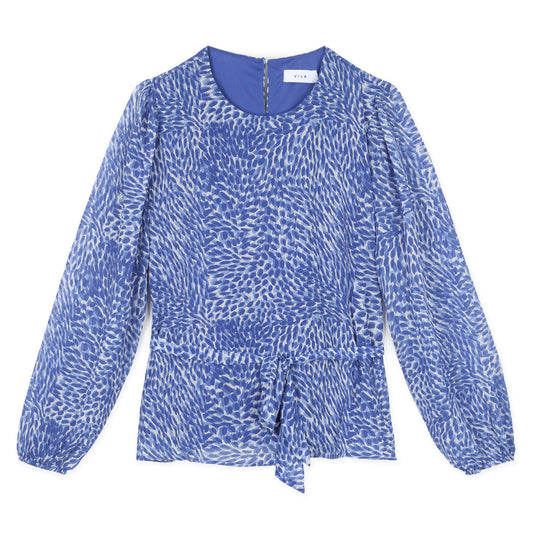 Vila Vifulla L/S TIE Belt Top