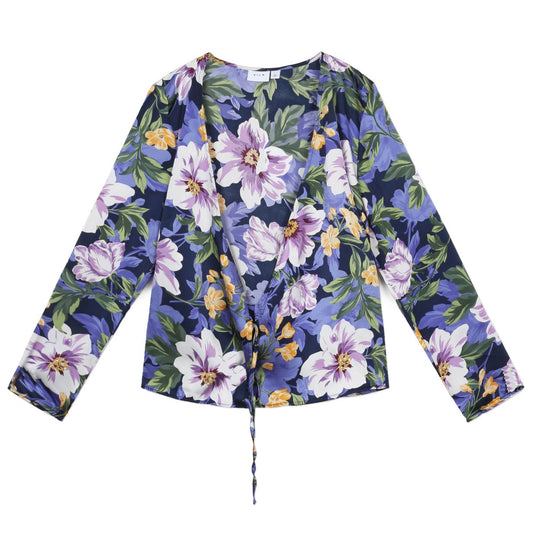 Vila Vishein L/S Wrap Top