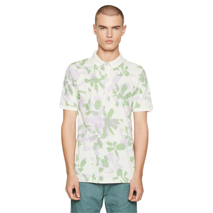 Tom Tailor Polo Shirt Cream Print