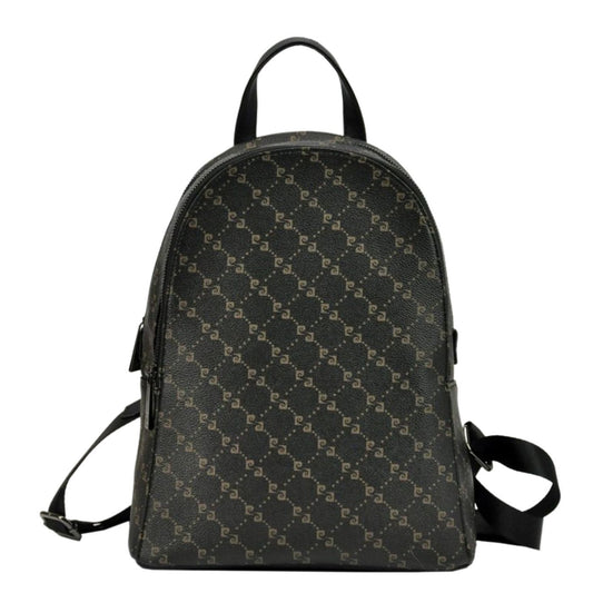 Pierre Cardin Logo | Black Backpack