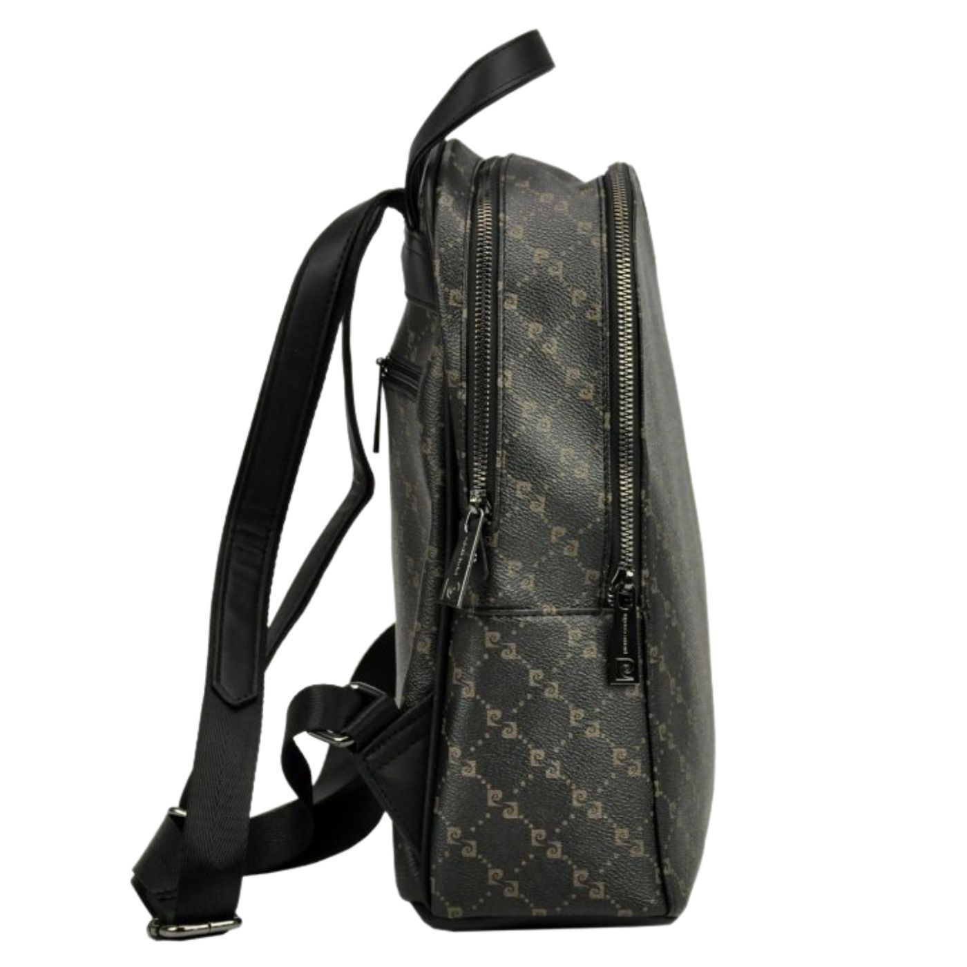 Pierre Cardin Logo | Black Backpack