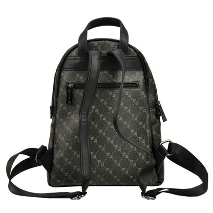 Pierre Cardin Logo | Black Backpack