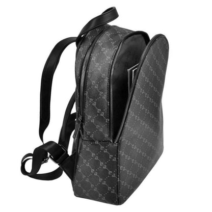 Pierre Cardin Logo | Grey Backpack