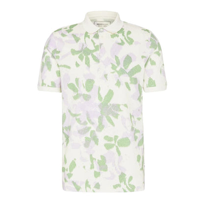 Tom Tailor Polo Shirt Cream Print