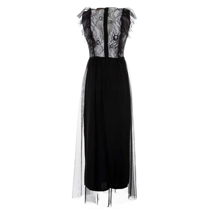 Rinascimento Sleeveless Dress | Black
