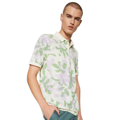 Tom Tailor Polo Shirt Cream Print