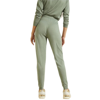 Guess Tanya Knitted Trousers  | Green