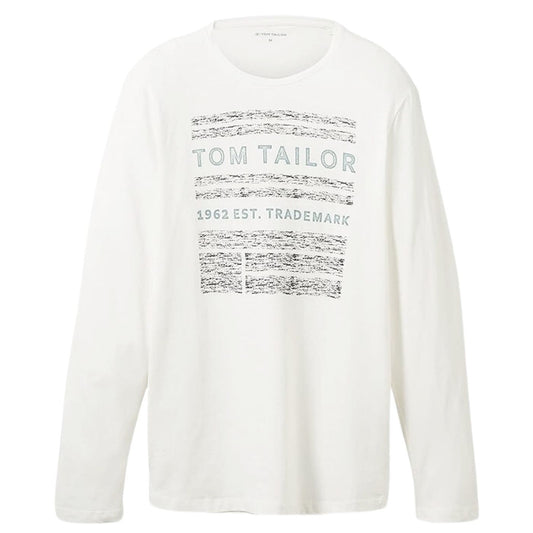 Tom Tailor Long Sleeve T-shirt | White