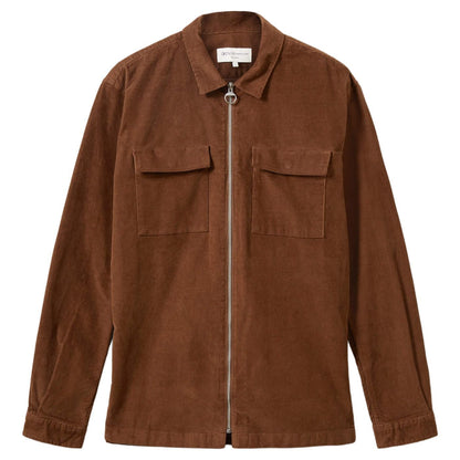 Tom Tailor Zip Shirt | Brown