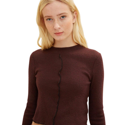 Tom Tailor Long Sleeve Top | Bordeaux