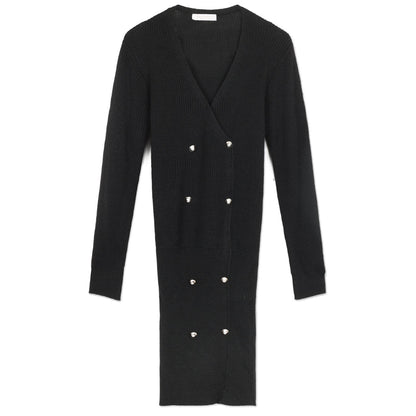 Rinascimento Knitted Dress | Black