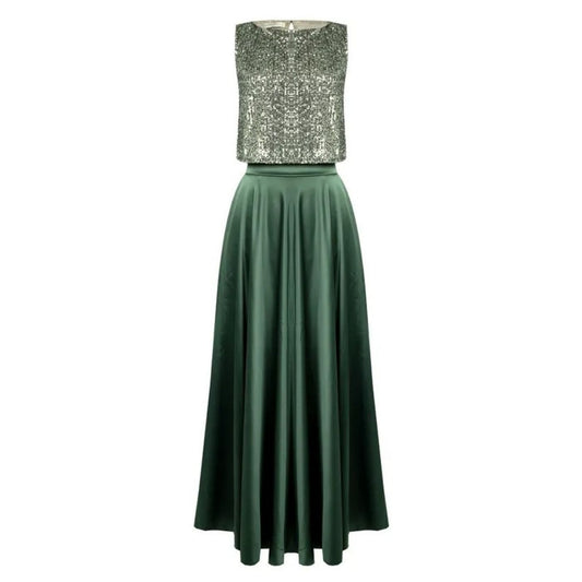 Rinascimento Sequin Dress | Green