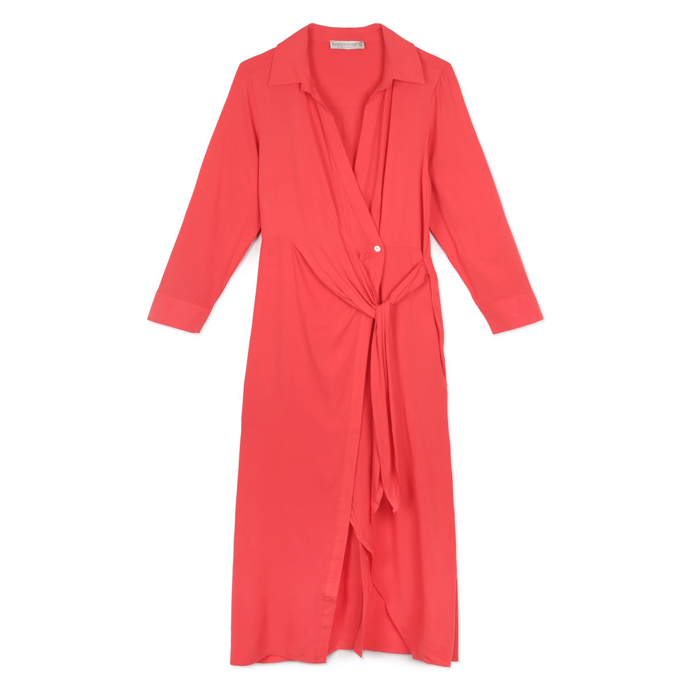 Rinascimento 3/4 Sleeve Dress  | Red