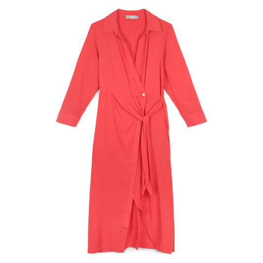 Rinascimento 3/4 Sleeve Dress  | Red