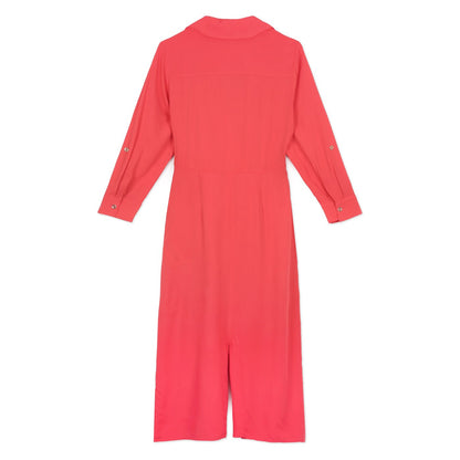 Rinascimento 3/4 Sleeve Dress  | Red