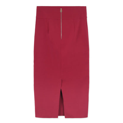 Rinascimento Midi Skirt | Bordeaux