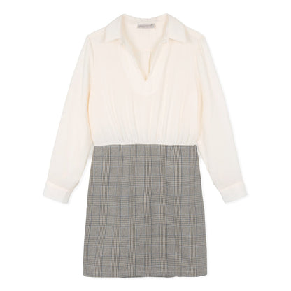 Rinascimento Long Sleeve Dress | Beige
