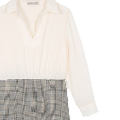 Rinascimento Long Sleeve Dress | Beige