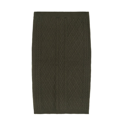 Rinascimento Knitted Skirt | Khaki