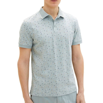 Tom Tailor Polo Shirt Green Print