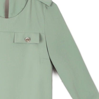 Rinascimento Green Blouse