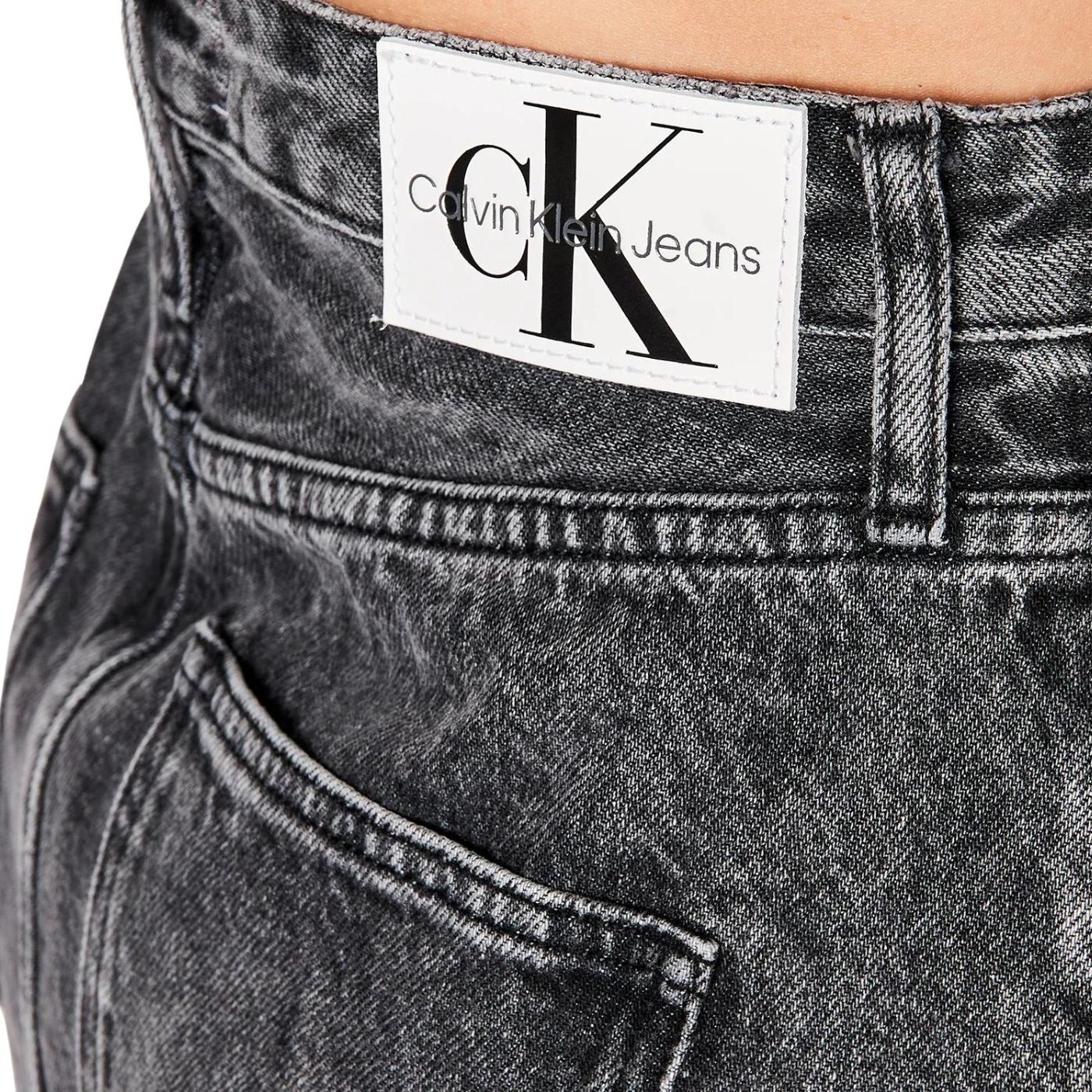 Calvin Klein Black Denim Skirt