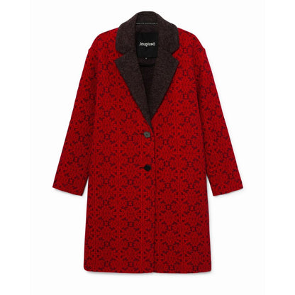 Desigual Abrig Aren Red Coat