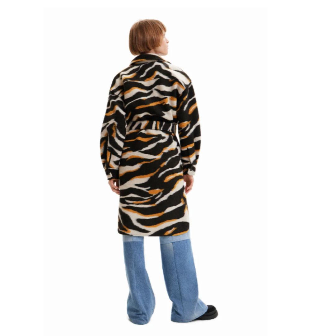 Desigual Wool Mix Chaq Rass Coat