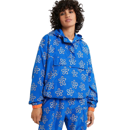 Desigual Padded Chaq Michelle dzseki | Kék virágmintás