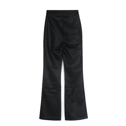 Guess Black Eco Leather Trousers